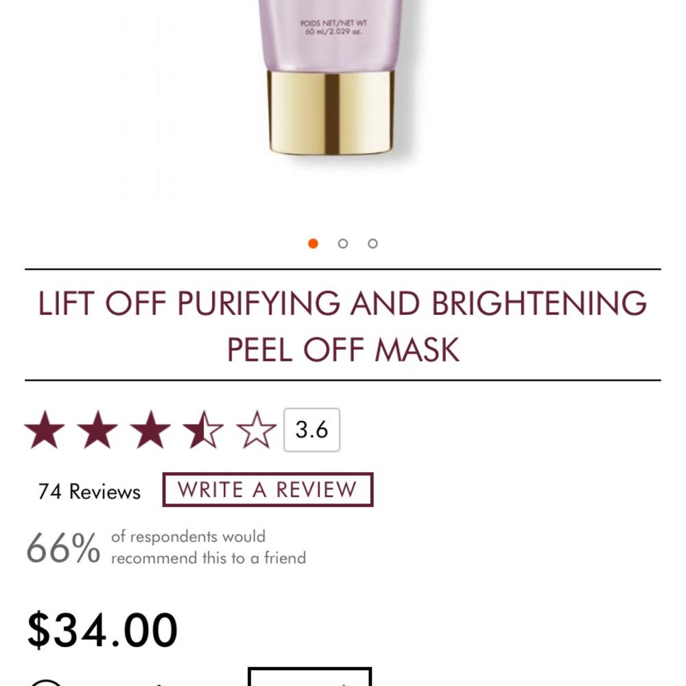 Wander Beauty face mask